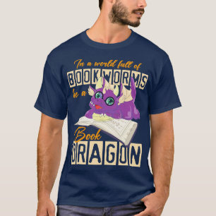 Camiseta Engraçador Funny Reader Bookworm Fantasy Criatura