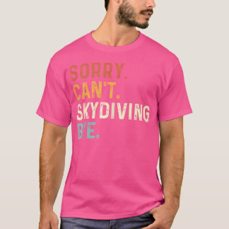 Camiseta Engraçados Alugueres De Skydiving Para Homens
