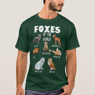 Camiseta Engraçados Animais Selvagens do Mundo para o Lover