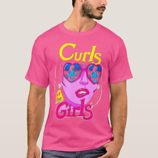 Camiseta Engraçados Curls Para Raparigas Gym Pesando Bodybu
