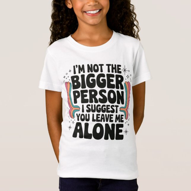Camiseta Engraçados Curtos Piada Pequeno Humor Pessoas (Frente)