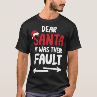 Camiseta Engraçados De Natal Caros Papais noeis Era A Fa De