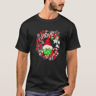 Camiseta Engraçados Papais noeis De Natal Verde Para Mulhe