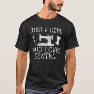 Camiseta Engraçados Para Meninas Crianças Quilter Seamstr
