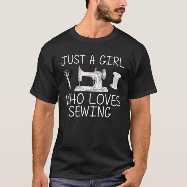 Camiseta Engraçados Para Meninas Crianças Quilter Seamstres (Frente)