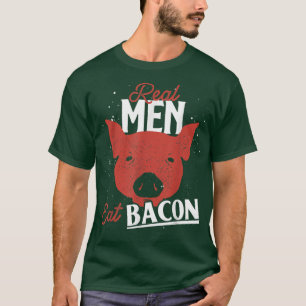 Camiseta Engraçados Porcos Lover Foodie Pig Homens Verdadei