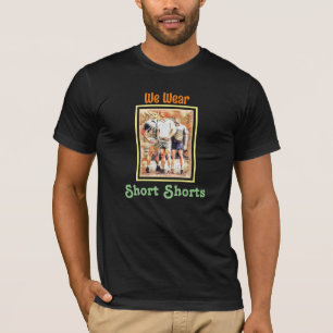 Camiseta Engraçados sul-africanos que vestem shorts curtos