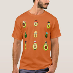 Camiseta Engraçados verdes com chapéus