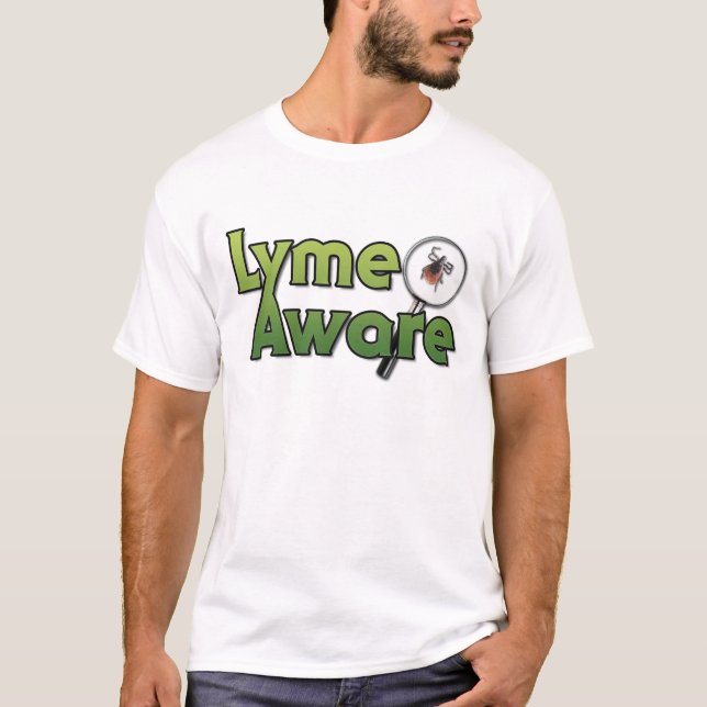 Camiseta Engrenagem ciente de Lyme (Frente)