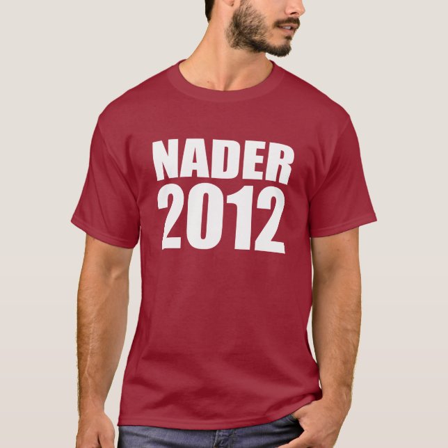Camiseta Engrenagem da eleição de RALPH NADER (Frente)
