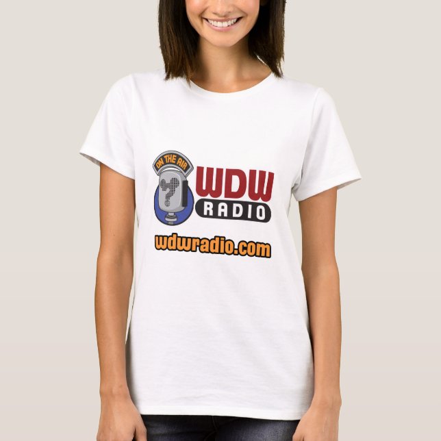 Camiseta Engrenagem de rádio do logotipo de WDW (Frente)