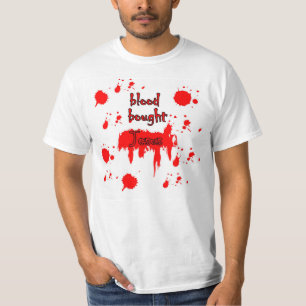 Camiseta Engrenagem do apóstolo: Sangue comprado pelo um