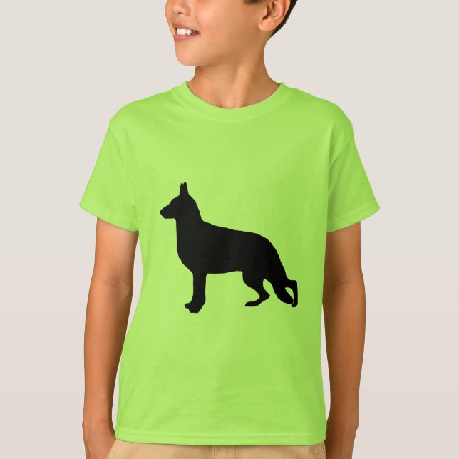 Camiseta Engrenagem do german shepherd (Frente)