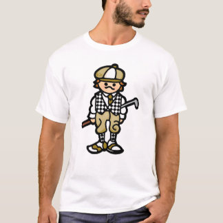 Camiseta engrenagem do golfe. (estilo traseiro)