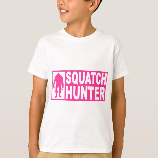 Camiseta Engrenagem engraçada do CAÇADOR de SQUATCH que (Frente)