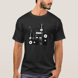 Camiseta Engrenagem estereofónica "auto" RealFancy reverso