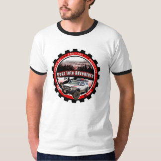 Camiseta Engrenagem no t-shirt do apoio da aventura