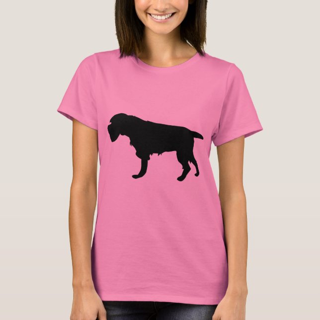 Camiseta Engrenagem nova Wirehaired apontar Griffon (Frente)