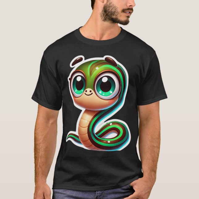 Camiseta Enguia de Água Doce Adorável (Frente)