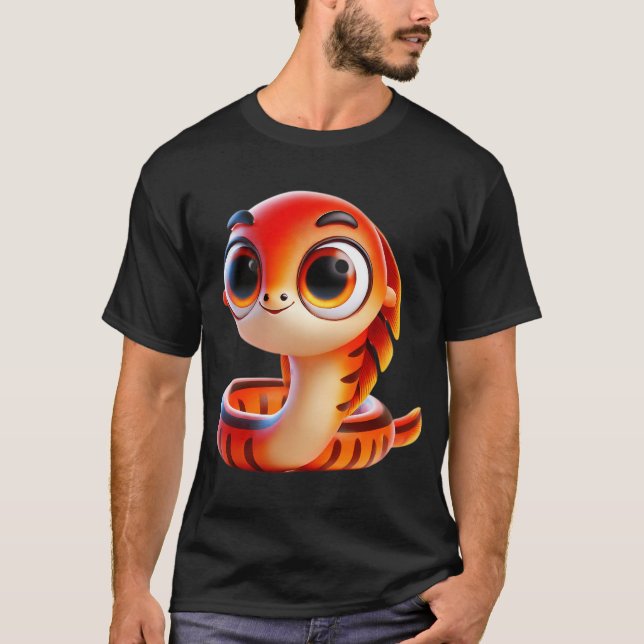 Camiseta Enguia de Fogo Adorável (Frente)