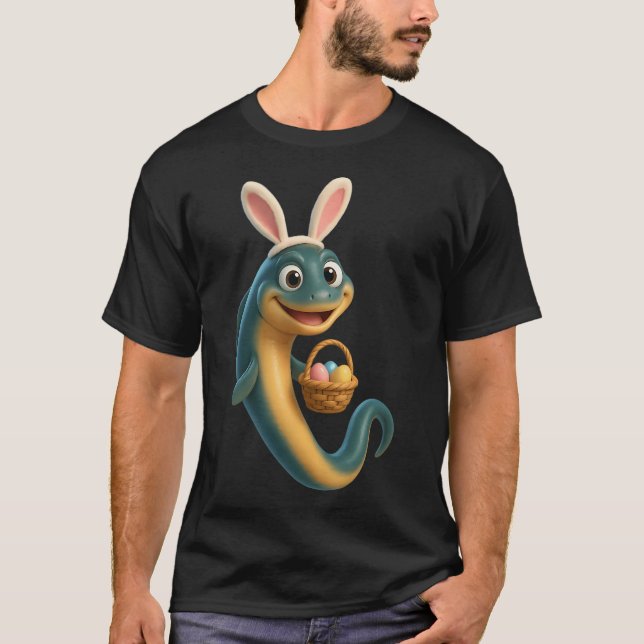 Camiseta Enguia Elétrica de Páscoa (Frente)