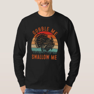 Camiseta Engula Me Engole Ação de Graças Peru Vintage Tr