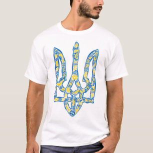 Camiseta Énica nacional ucraniana emblem trident trizub