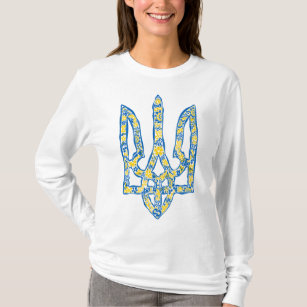 Camiseta Énica nacional ucraniana emblem trident trizub 