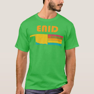 Camiseta Enid Oklahoma Vintage angustiou Souvenir