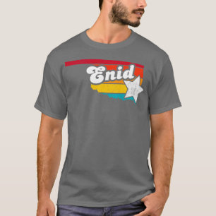 Camiseta Enid Oklahoma Vintage angustiou Souvenir 2