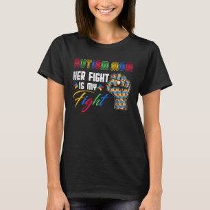Camiseta Enigma da Mãe Autista Punho Família Conscientizaçã