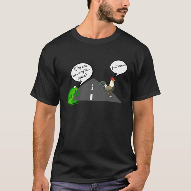 Camiseta Enigma da Travessia do Sapo Galinha (Frente)
