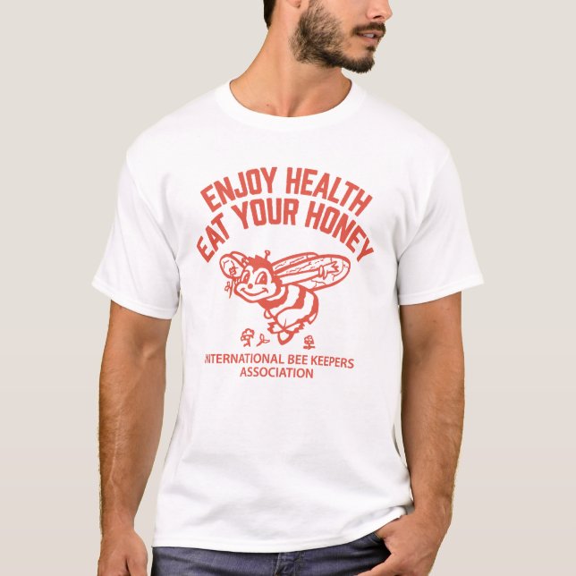 CAMISETA ENJOY HEALTH EAT YOUR HONEY (Frente)