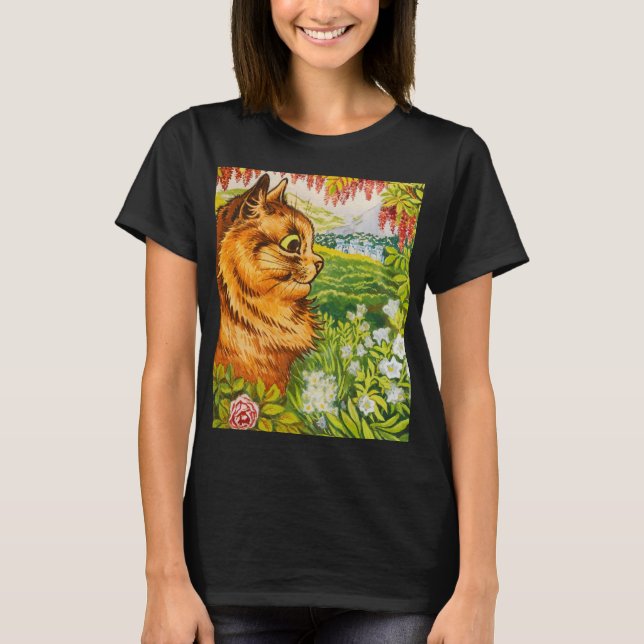 Camiseta Enjoying the View by Louis Wain (Frente)