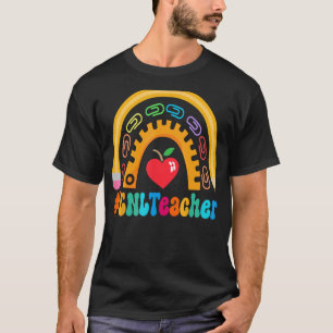Camiseta Enl Teacher Appreciation Week Back to School 100th