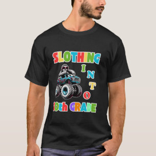Camiseta Enlouquecendo Na 10ª Sloth Engraçada De Volta À Es