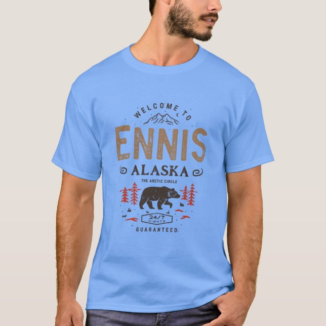 Camiseta Ennis Alaska Town Oversized (Frente)