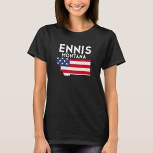 Camiseta Ennis Montana USA State America Viagem Montanan