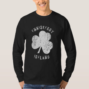 Camiseta Enniscorthy Wicklow Irlanda Trevo Distr Vintage