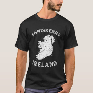 Camiseta Enniskerry Wicklow Irlanda Mapa Hurling Gaélico