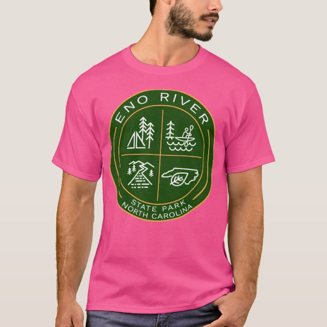 Camiseta Eno River State Park Logotipo Heraldico (Frente)