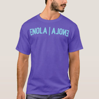 Camiseta Enola Alone Blue