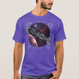 Camiseta Enorme espaçonave de Galay separado na parte do na