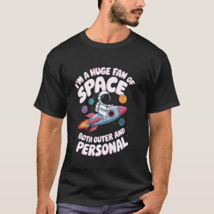 Camiseta Enorme fã da astronomia espacial astrologia STEM e