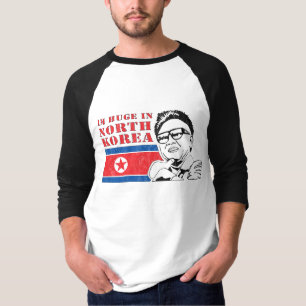 Camiseta enorme somente na Coreia do Norte - Kim Jong-il