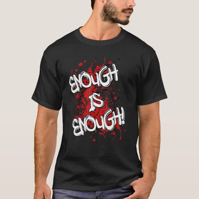 Camiseta Enough is Enough Cost of Living Crisis Protest Pov (Frente)