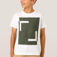 Enquadrado Moss Green Kids Tee