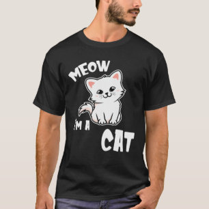 Camiseta Enquanto eu sou uma gata de gato, garotas de tee