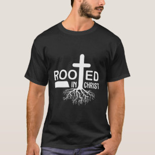 Camiseta Enraizado Em Cristo - Cristão