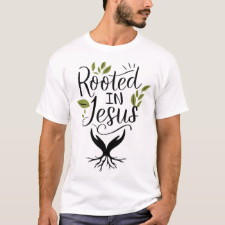 Camiseta Enraizado Em Jesus T-Shirt